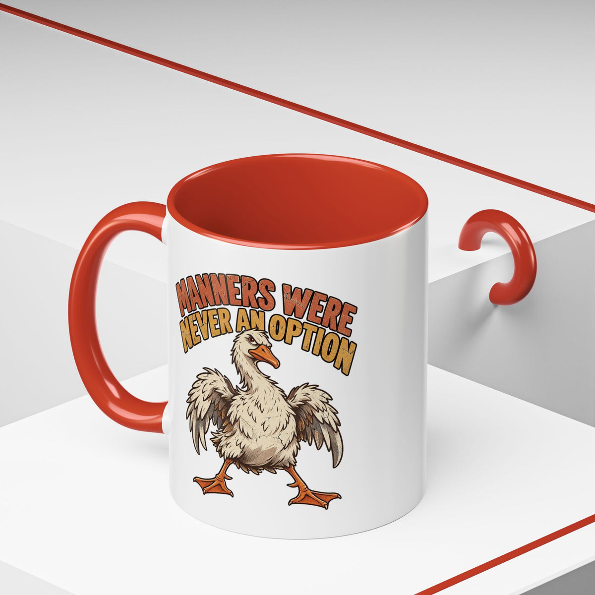Manners Were Never An Option Funny And Witty  Coffee Mug