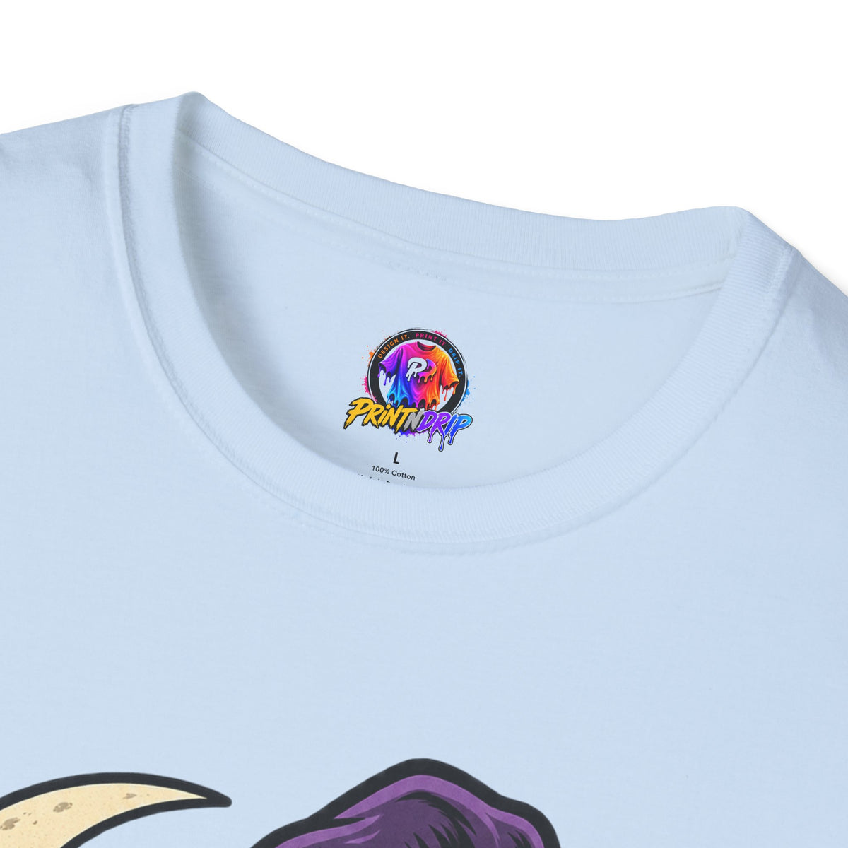 Midnight Mischief Halloween T-Shirt — Witch Hat & Bats Graphic