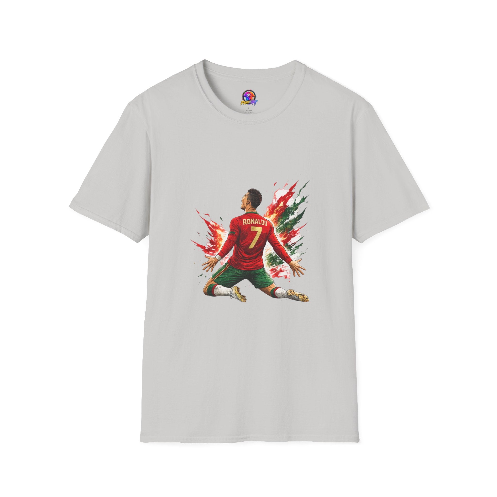 Portugal Soccer Player #7 Graphic T‑Shirt — Dynamic Portugal Fan Tee