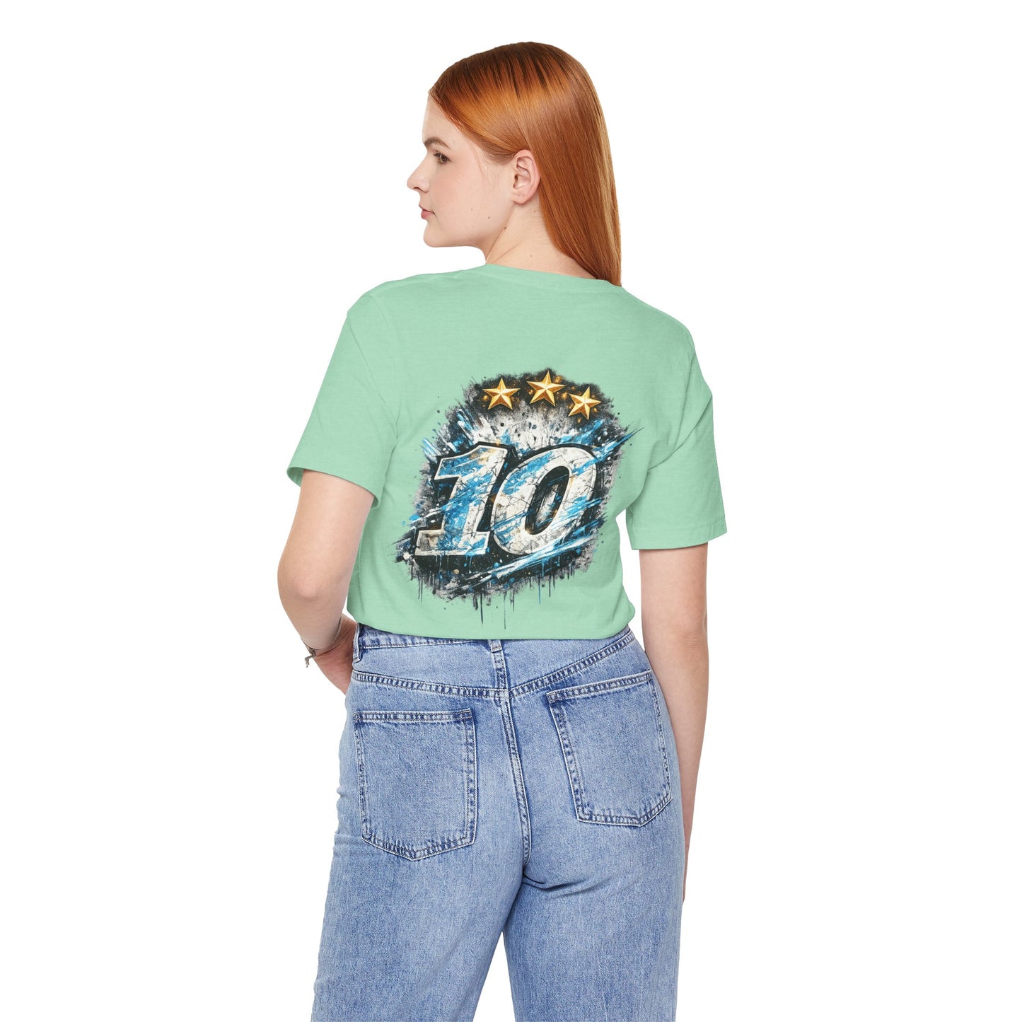 Buenos Aires Nights T‑Shirt — '10' Grunge Graphic Tee - Argentina No. 10