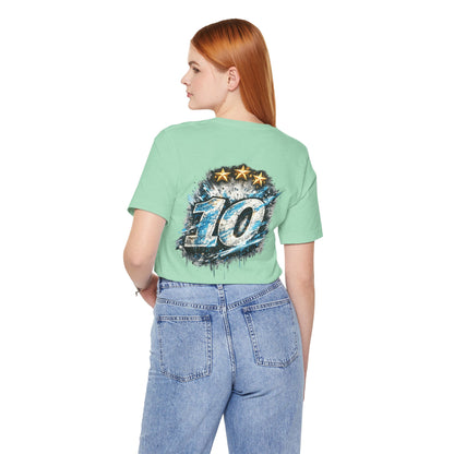 Buenos Aires Nights T‑Shirt — '10' Grunge Graphic Tee - Argentina No. 10