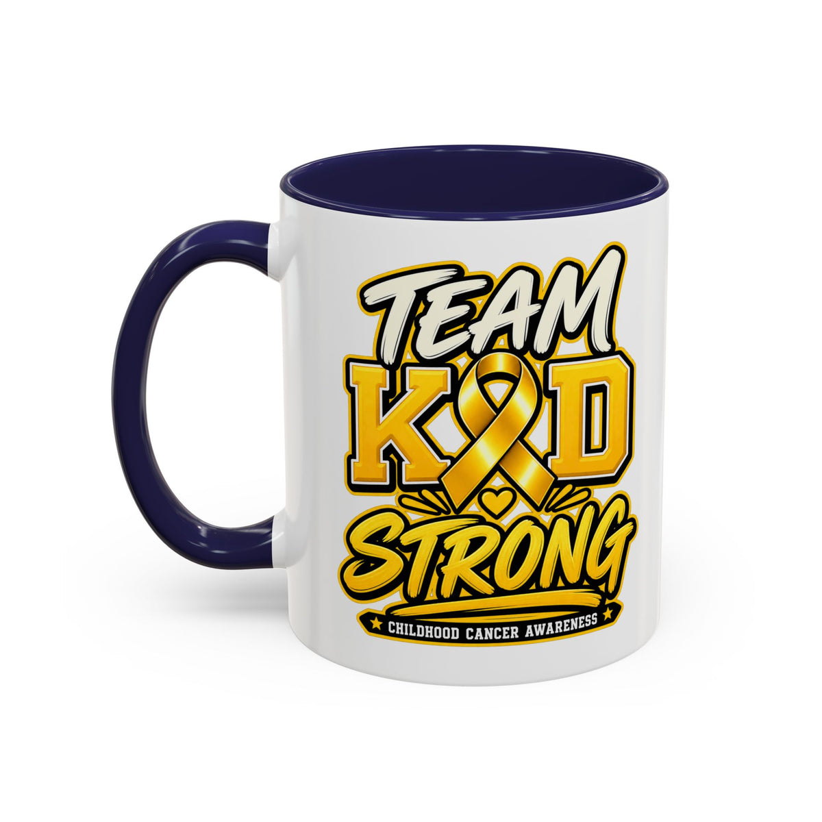 Team KID Strong Childhood Cancer Awareness Coffee Mug
