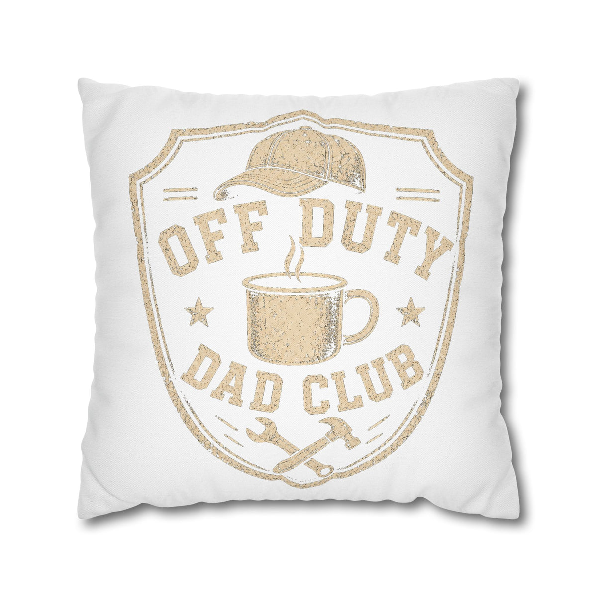 Off Duty Dad Club Decorative Pillowcase