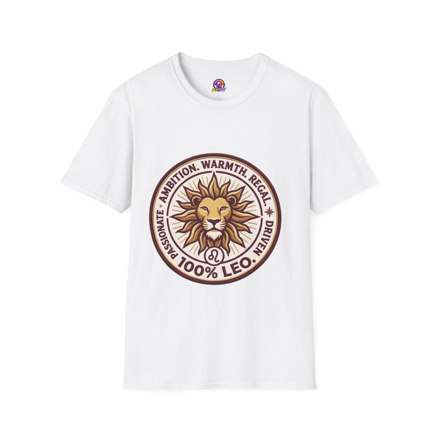 Leo Zodiac Lion T-Shirt — Ambition, Warmth & Regal Pride Graphic Tee