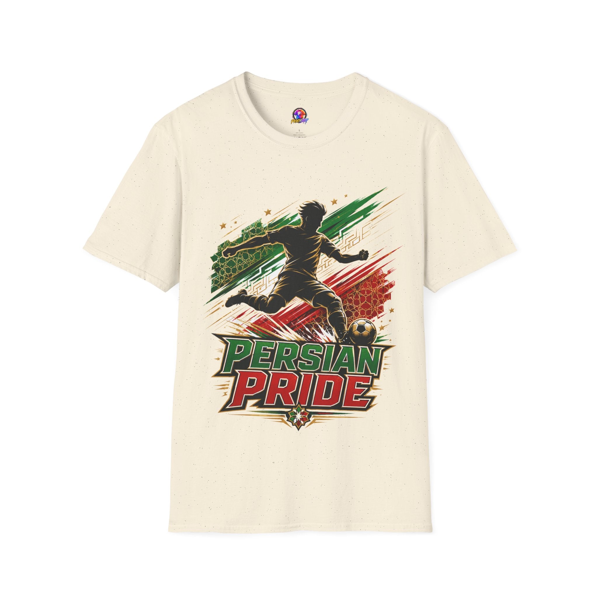 Iran Persian Pride Soccer Tee — Iranian Football Fan T-Shirt