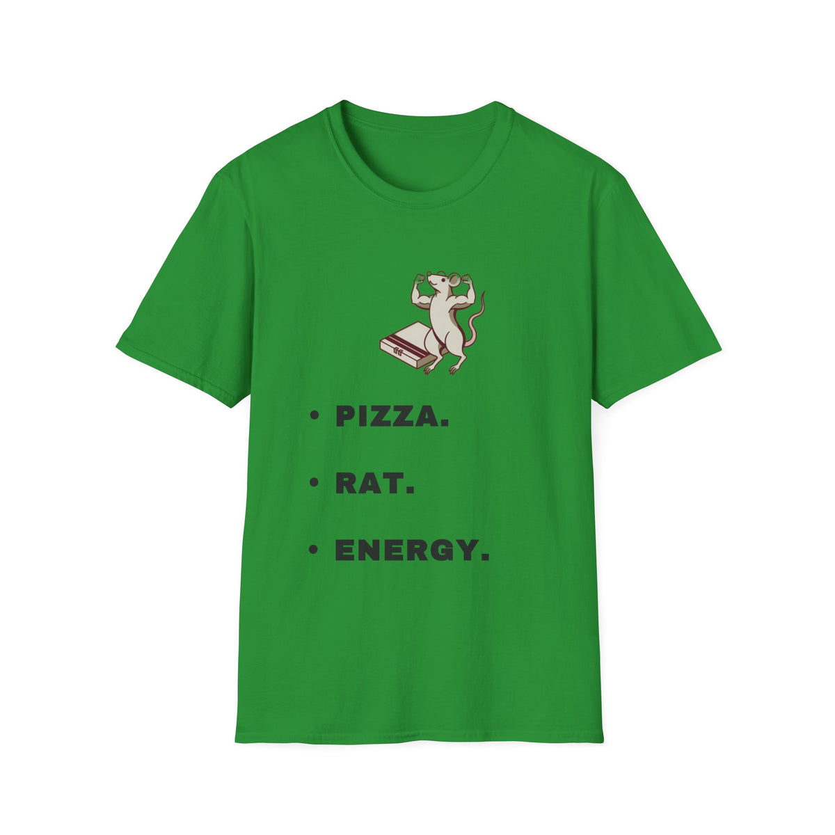 Pizza. Rat. Energy. T-Shirt — Cute Dancing Rat Pizza Graphic Tee - Trending Now - September 2026