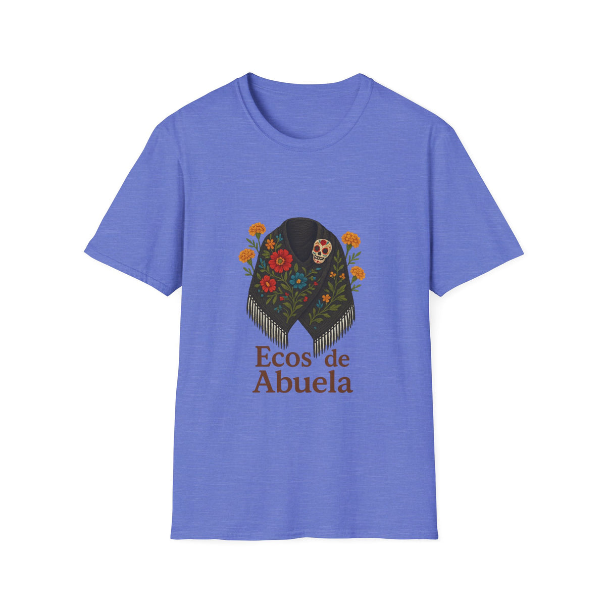 'Ecos de Abuela' Floral Graphic T-Shirt — Spanish Grandma Gift - Trending Now - October 2026
