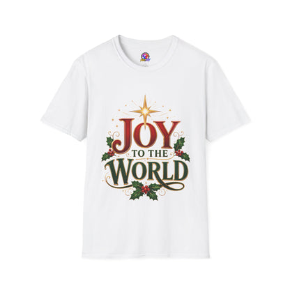 Joy to the World T-Shirt — Festive Christmas Holiday Tee