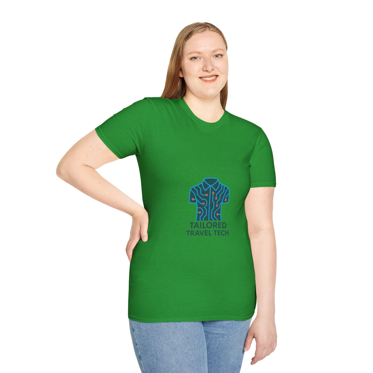 Tailored Travel Tech T-Shirt — Travel Tech Logo Tee - Trending Now - October 2026