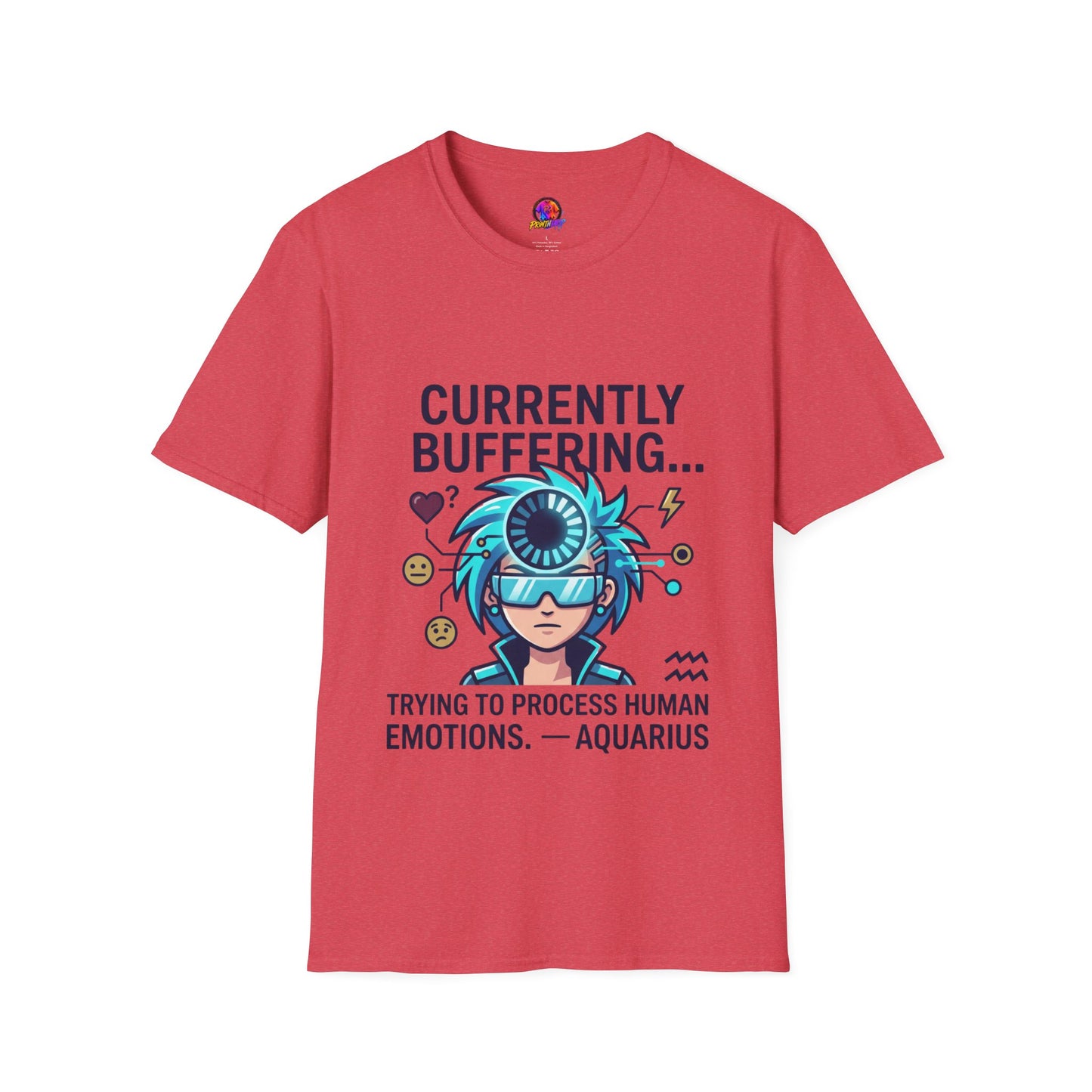 Currently Buffering T-Shirt — Funny Aquarius Zodiac Tee
