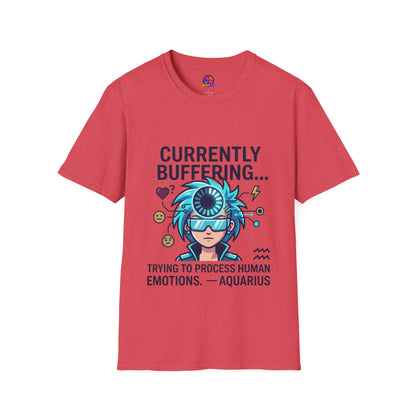 Currently Buffering T-Shirt — Funny Aquarius Zodiac Tee