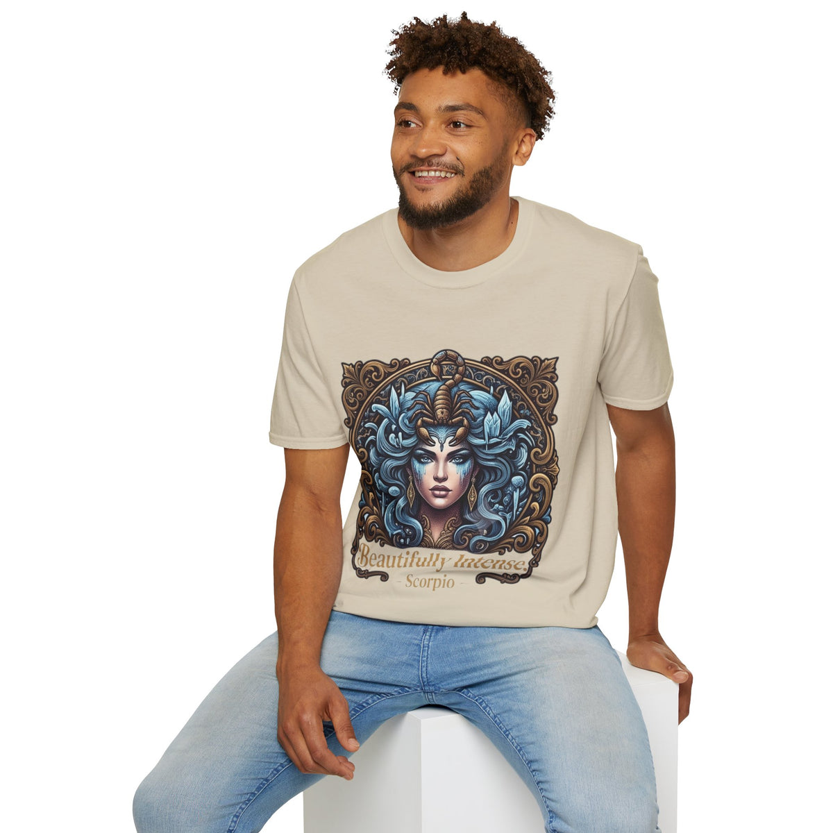 Scorpio Astrology T-Shirt — "Beautifully Intense" Zodiac Graphic Tee
