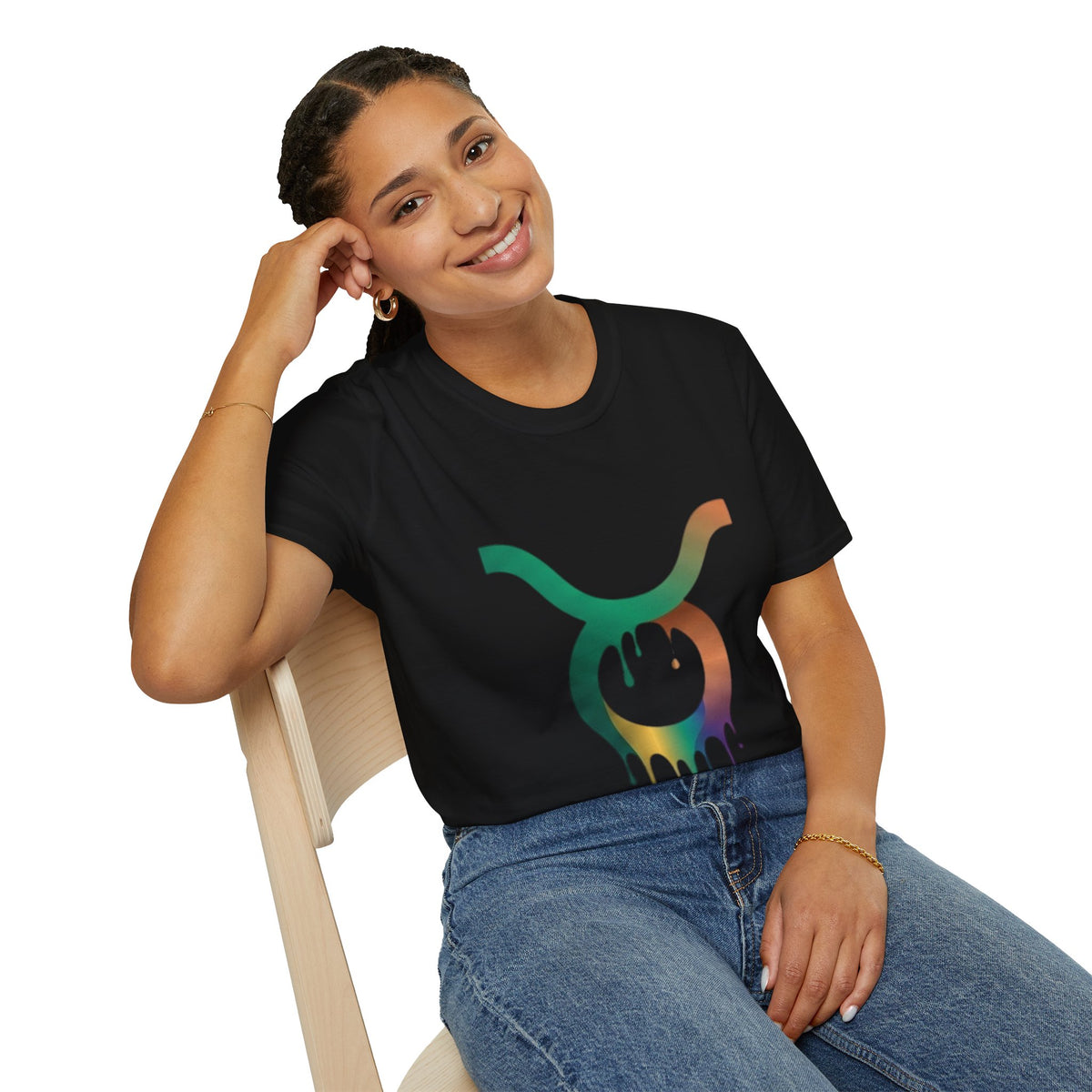 Taurus Abstract Drip Logo T-Shirt