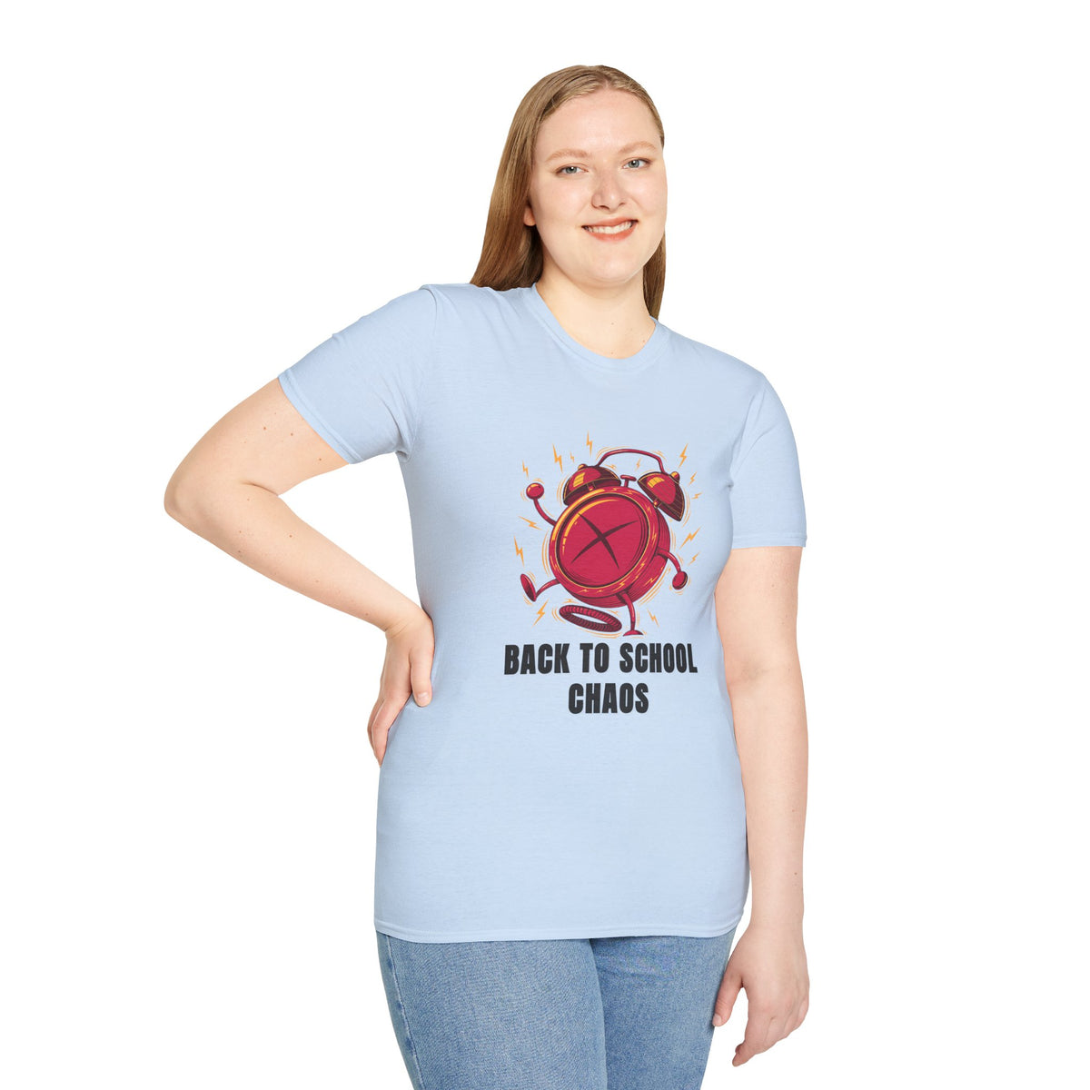 Back to School Chaos T-Shirt — Funny Alarm Clock Graphic Tee - Trending Now - August 2026