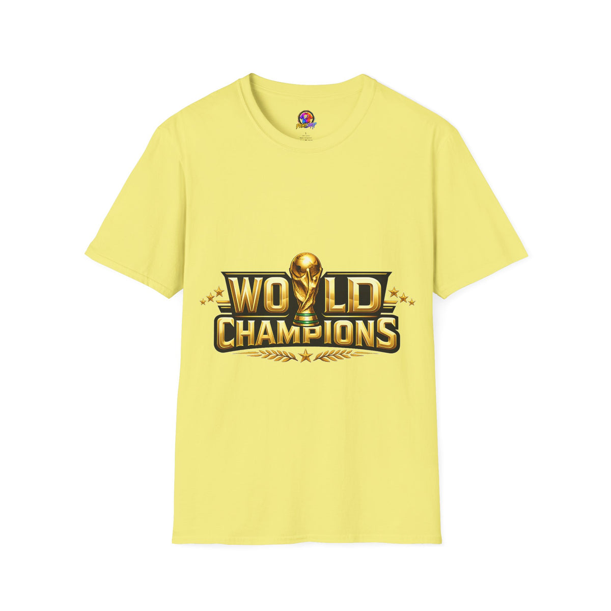 World Champions T-Shirt — Gold Trophy Sports Tee