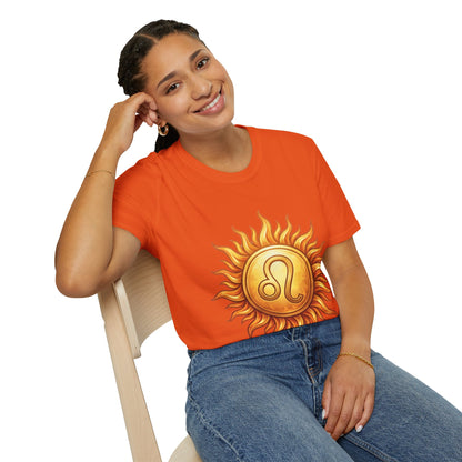 Leo Sun T‑Shirt — Zodiac Sunburst Graphic Tee