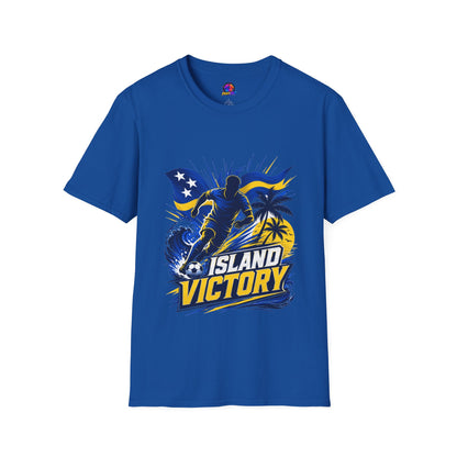 Curacao Island Victory T-Shirt — Tropical Surf Soccer Graphic Tee