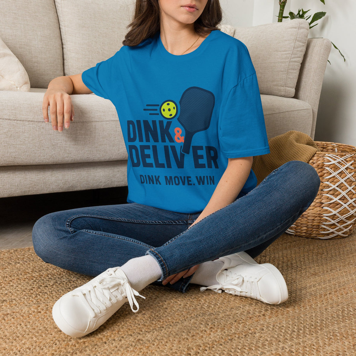 Pickleball Player T‑Shirt — 'Dink. Drive. Deliver.' Graphic Tee for Pickleball Fans - Trending Now - August 2026