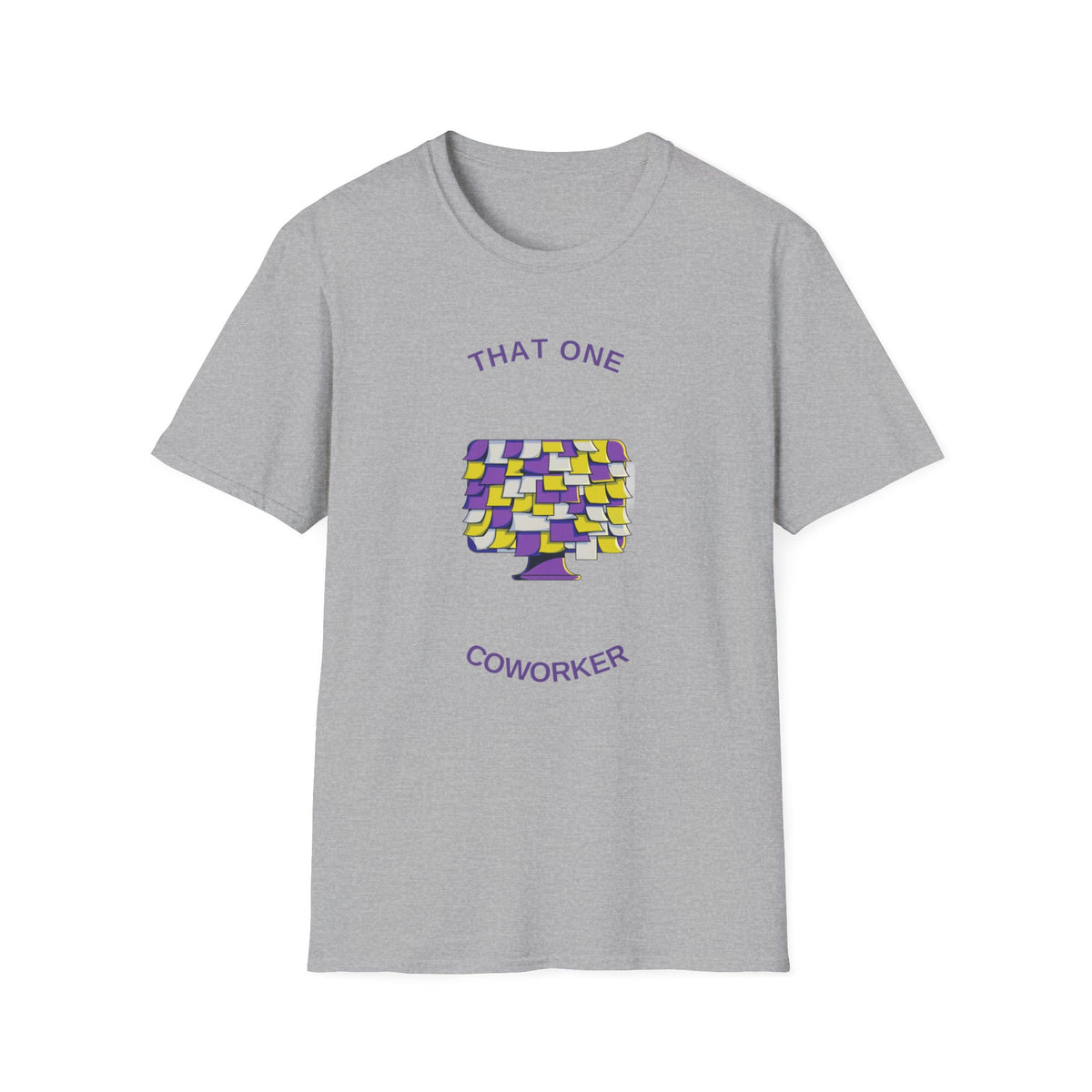 T-Shirt — “That One Coworker” Post-it Notes Funny Office Tee - Trending Now - August 2026
