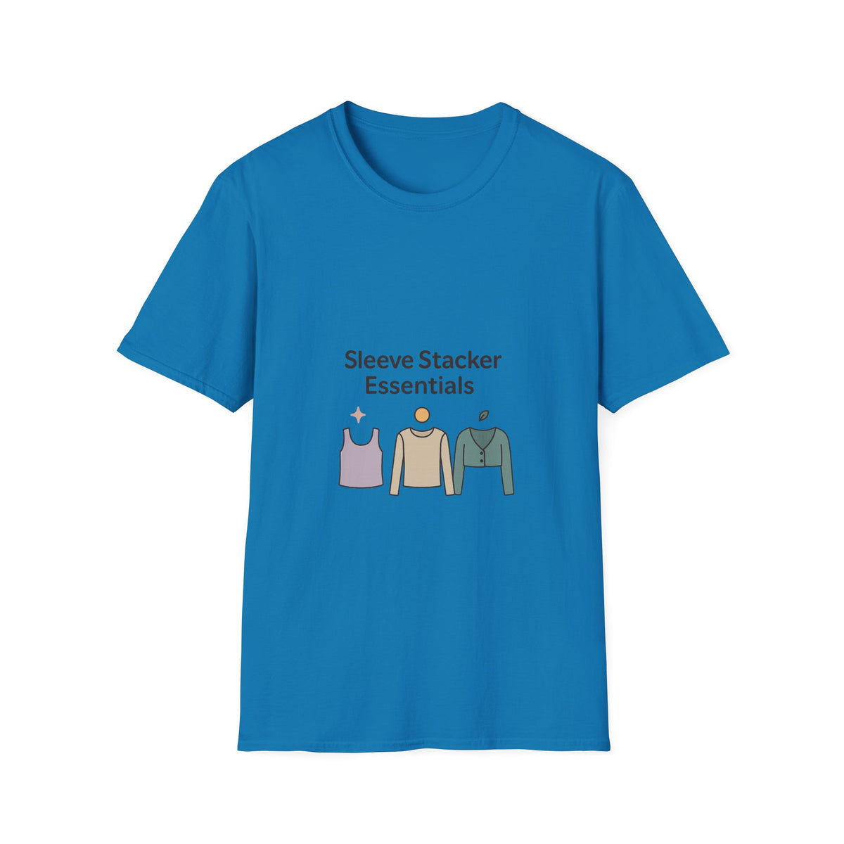 Sleeve Stacker Essentials T-Shirt — Minimalist Layering Outfit Graphic Tee - Trending Now - October 2026