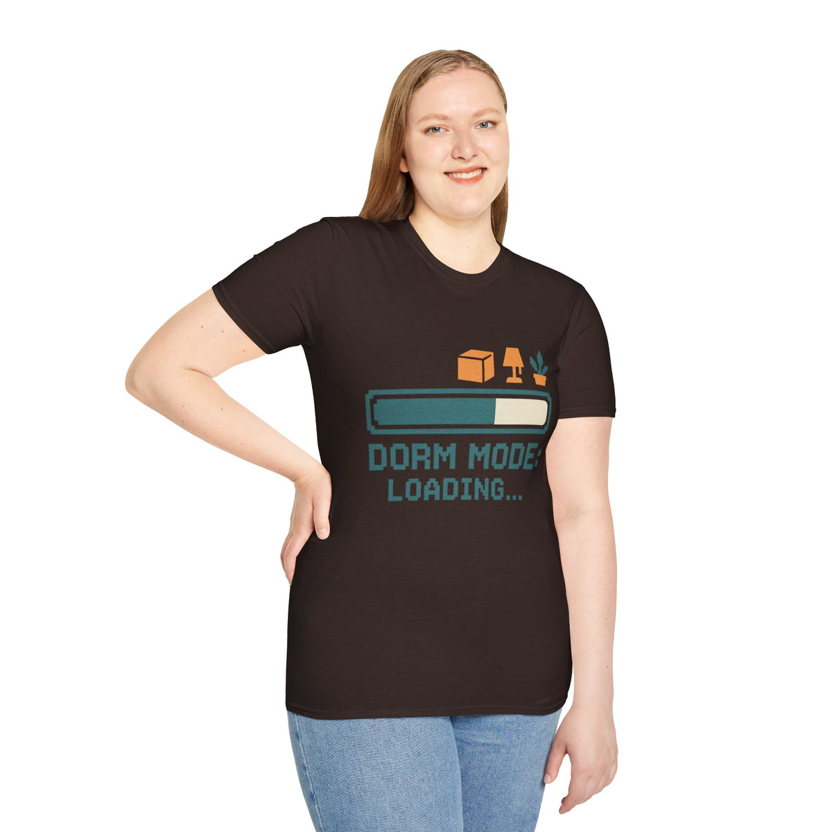 Dorm Mode Loading T‑Shirt — Funny Moving/College Moving Tee - Trending Now - August 2026