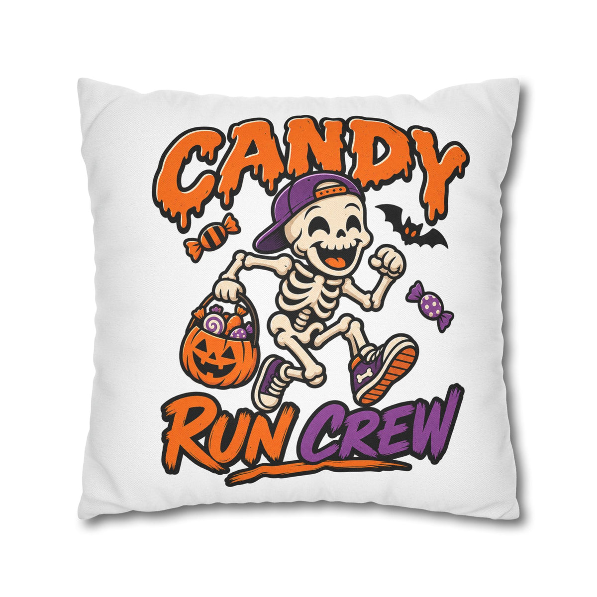 Candy Run Crew Halloween Pillowcase