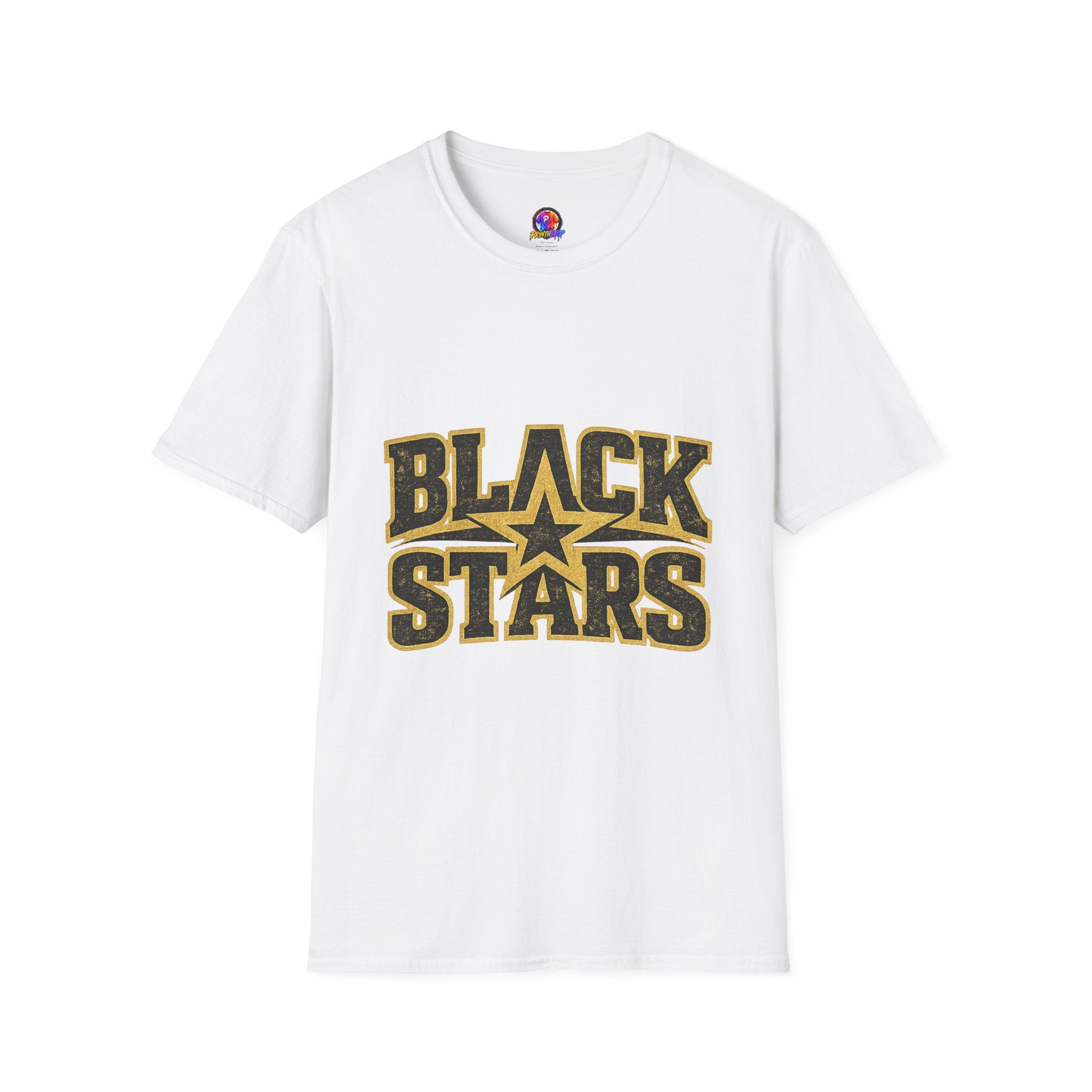 Ghana Black Stars T-Shirt — Bold Vintage Star Logo Tee