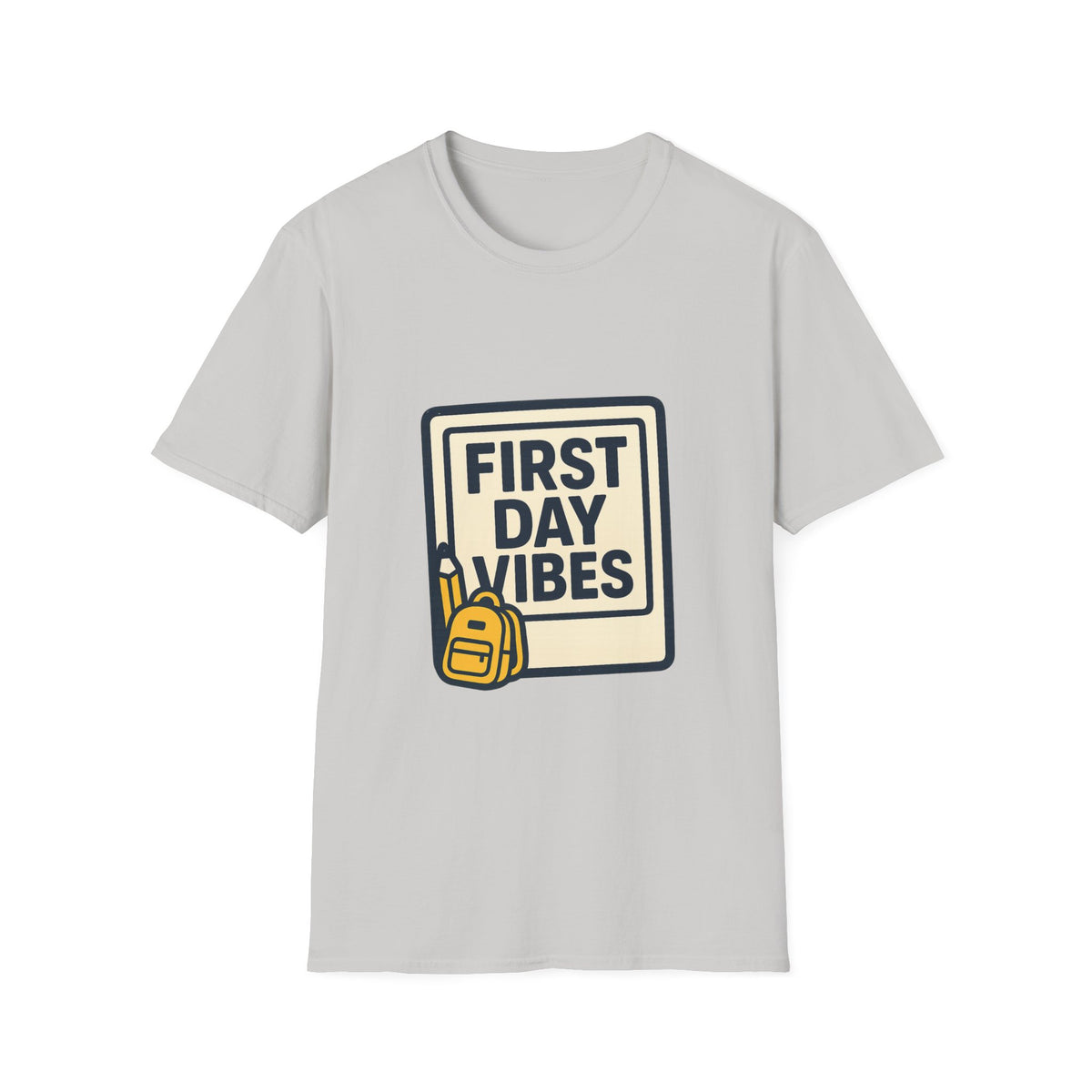 First Day Vibes T-Shirt — 'First Day' Retro Badge Tee - Trending Now - September 2026