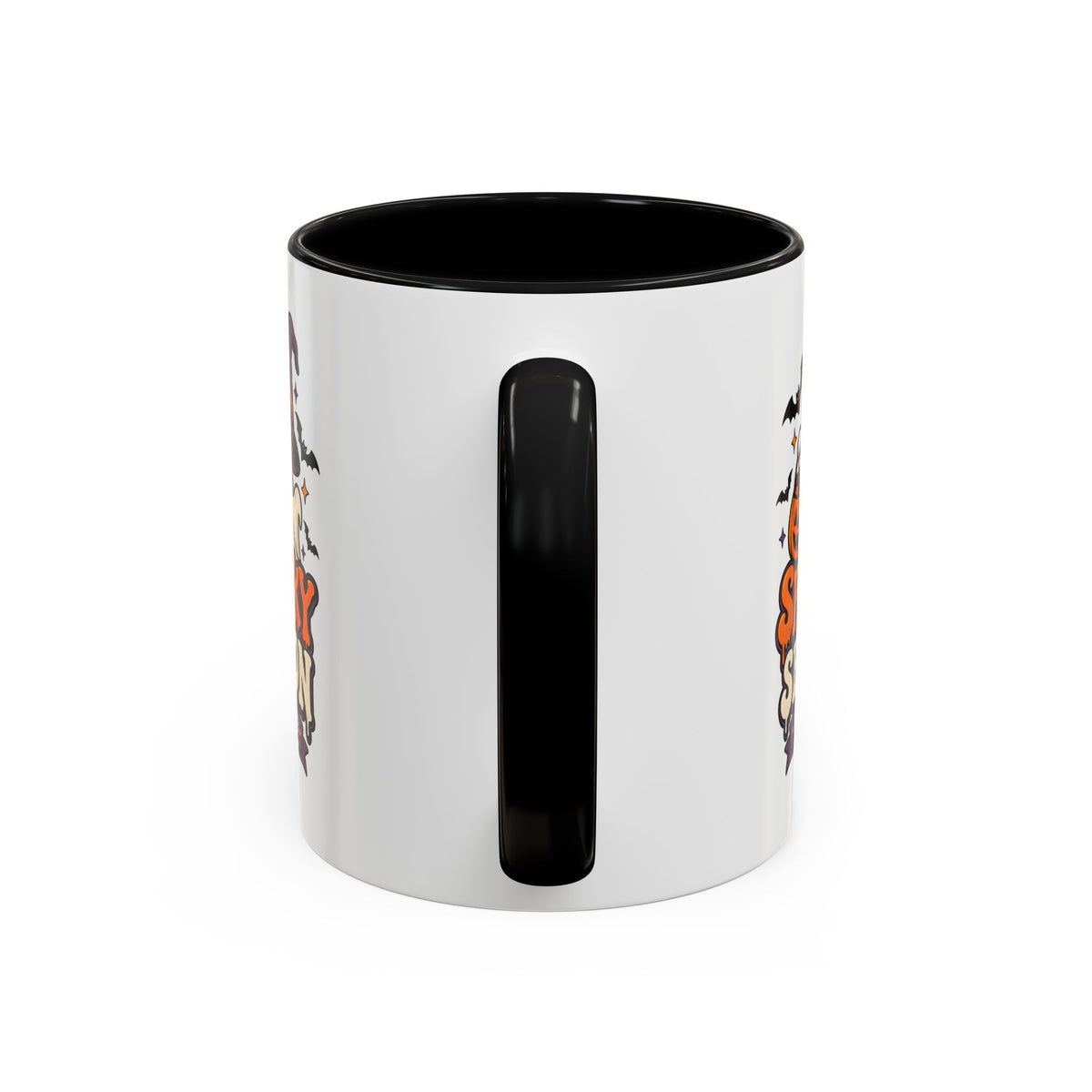 Spooky Season Coffee Mug — Cute Ghost Halloween Accent Mug (11/15oz)