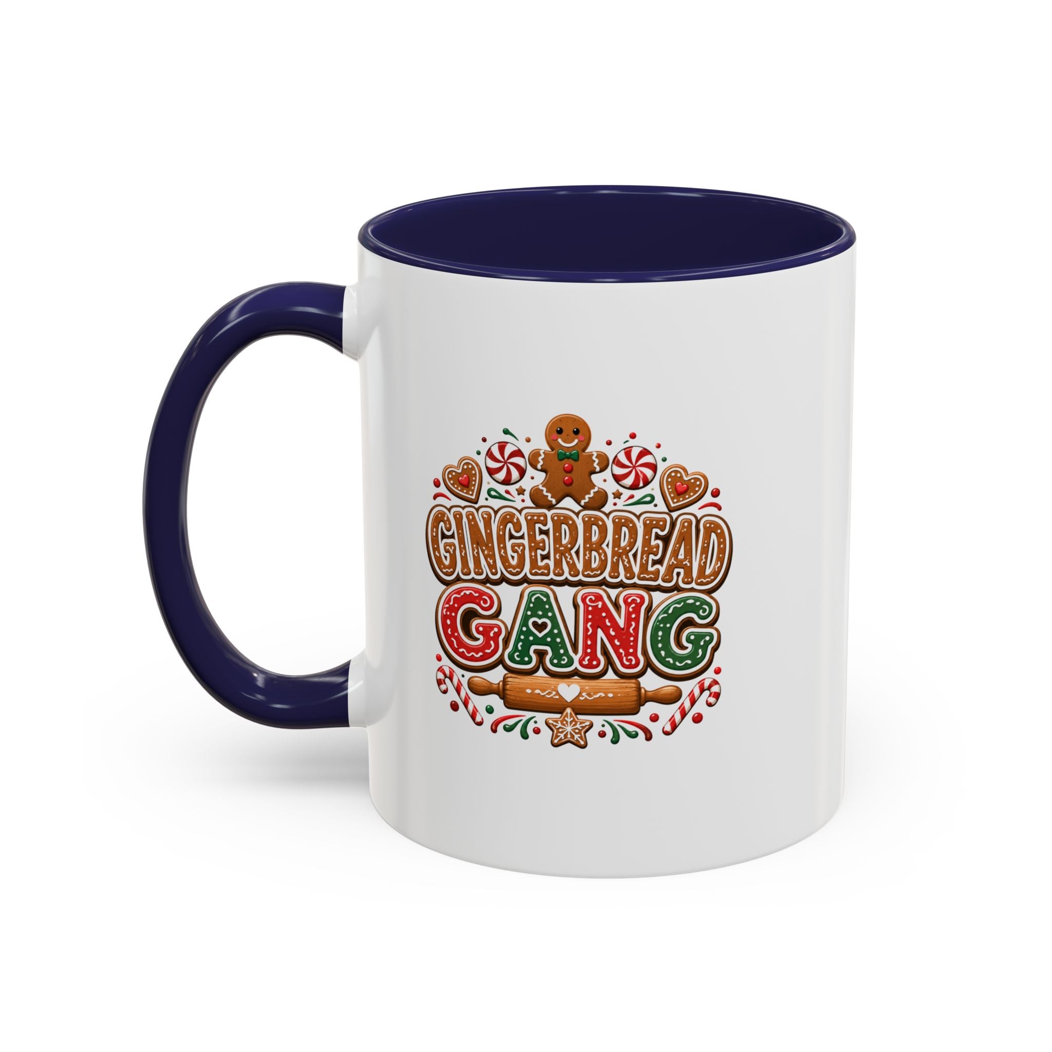 Gingerbread Gang Coffee Mug – Holiday Baking Christmas Cocoa Mug