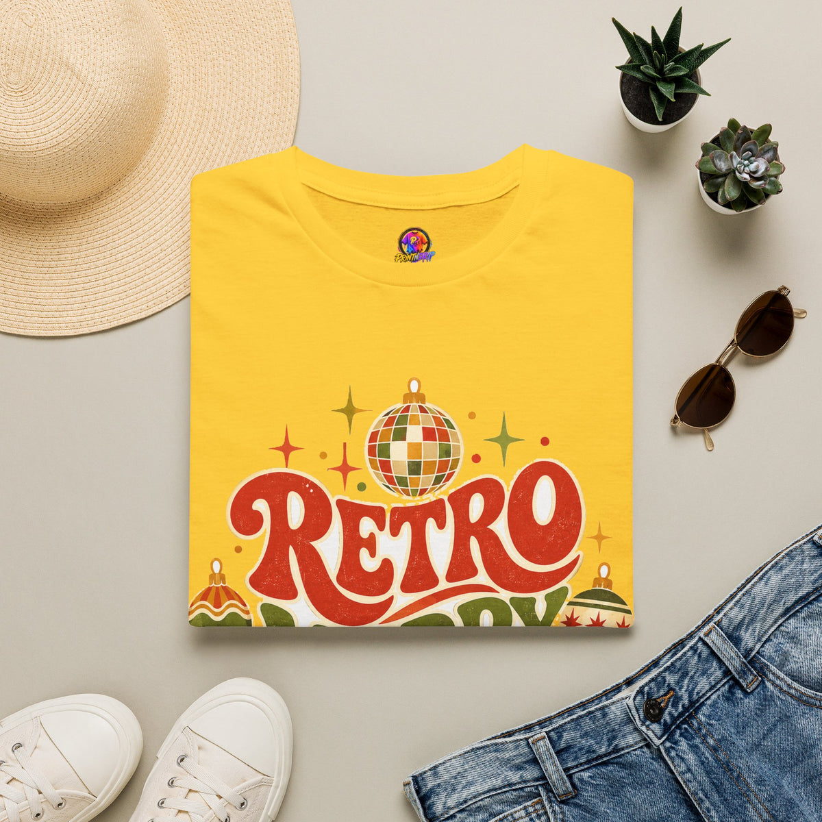 Retro Merry Energy T-Shirt
