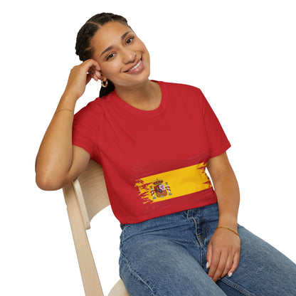Spain Flag T-Shirt — Distressed Spanish Flag Graphic Tee
