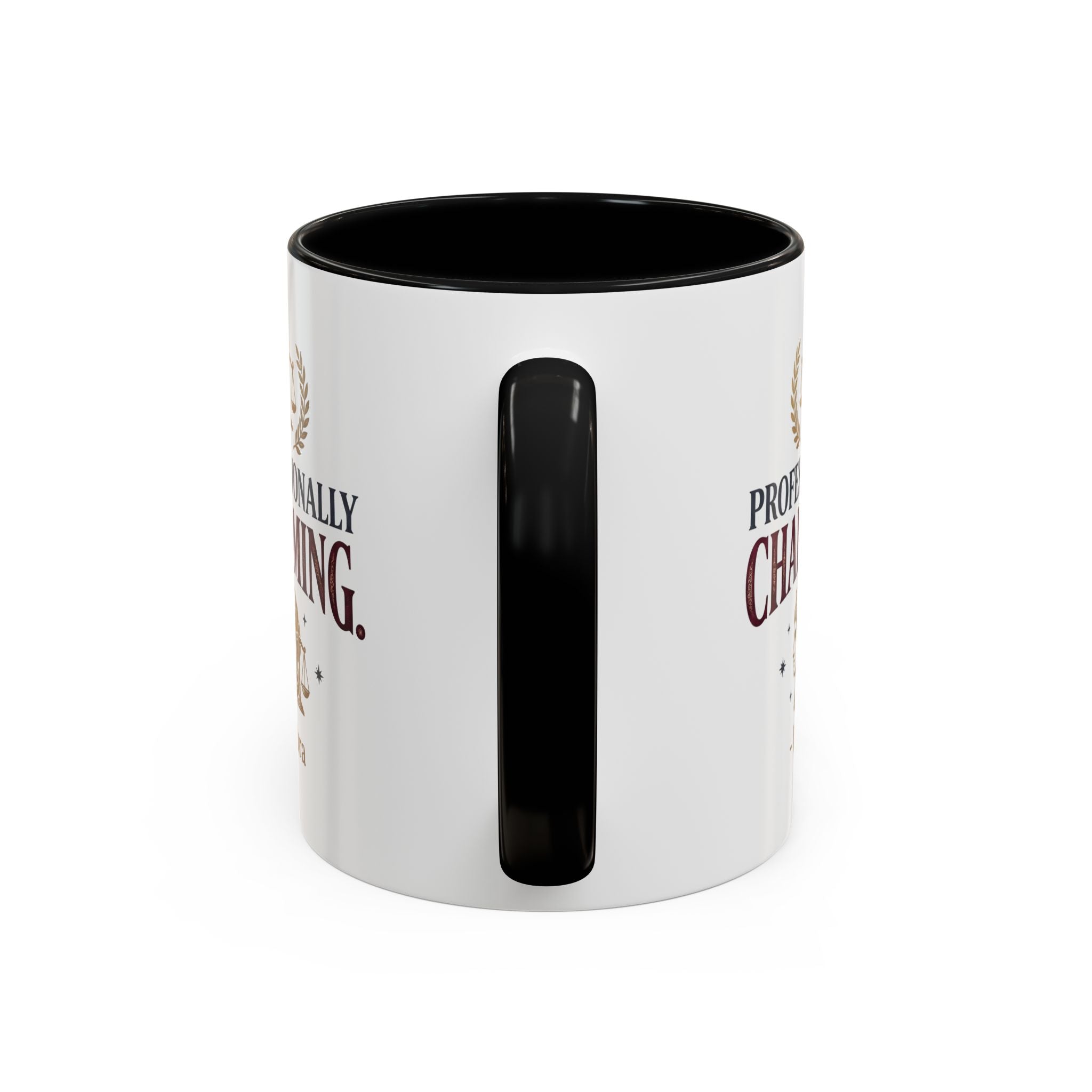 Libra 'Professionally Charming' Accent Coffee Mug — Zodiac Astrology Gift