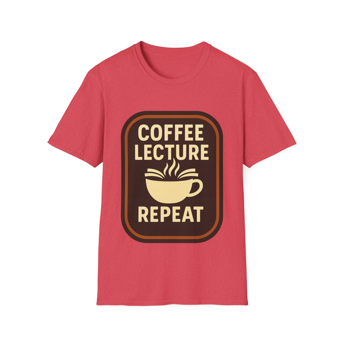 Coffee Lecture Repeat T‑Shirt — Funny Professor Coffee Tee for Teachers & Students - Trending Now - August 2026