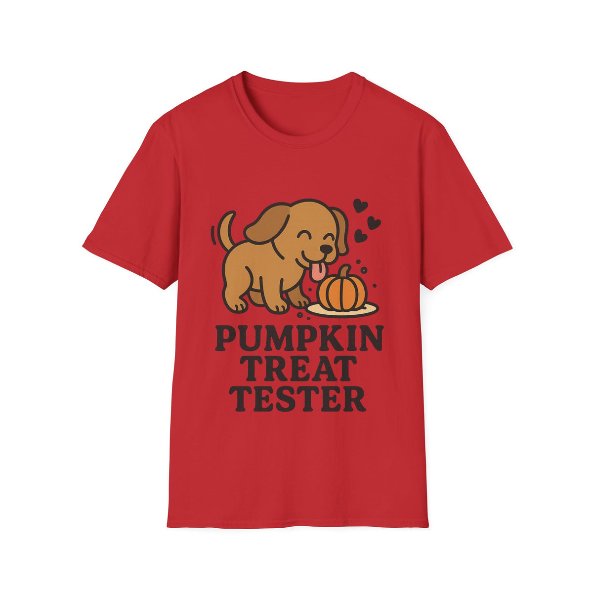 Pumpkin Treat Tester Cute Dog Graphic Tee, Funny Autumn Season Puppy T-Shirt - Trending Now - September 2026