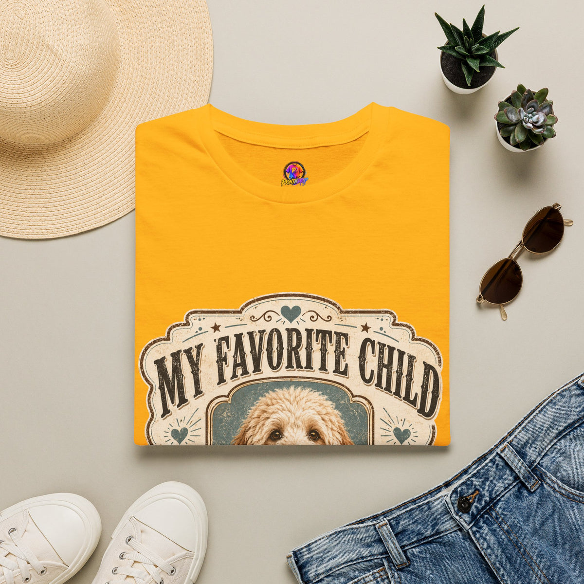 My Favorite Child Dog Mom T-Shirt — Cute Pet Lover Tee