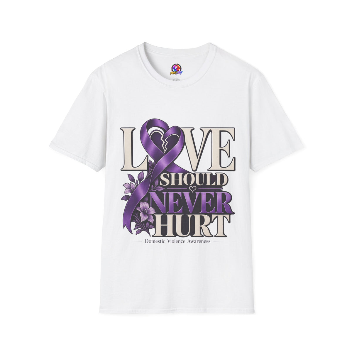 Love Should Never Hurt Domestic Violence Awareness T-Shirt