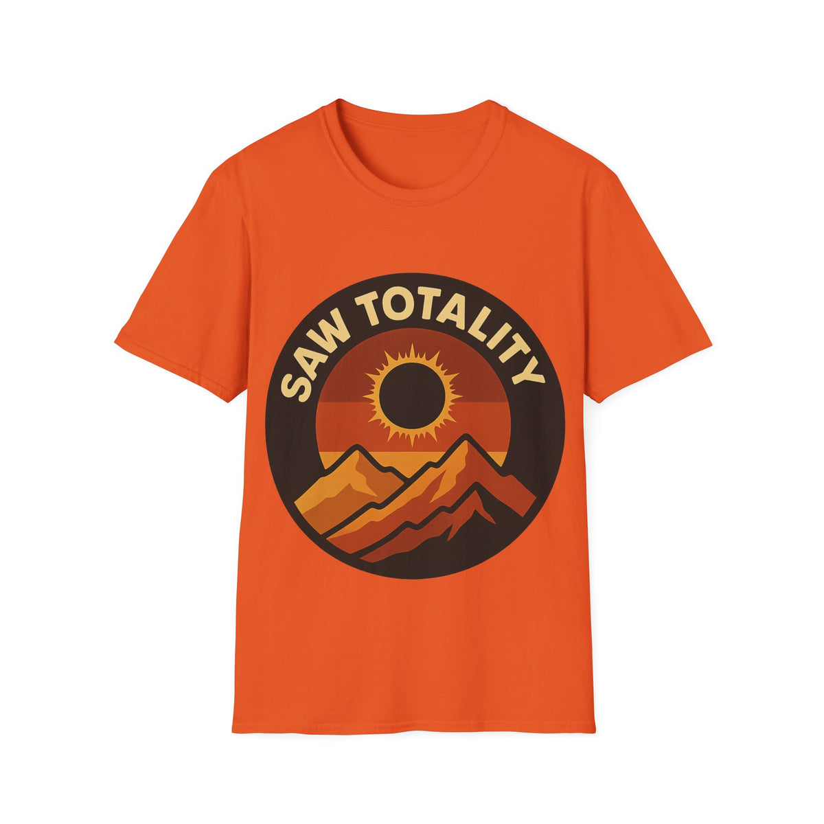I Saw Totality Solar Eclipse Graphic Tee - Retro Nature Mountain T-Shirt - Trending Now - September 2026