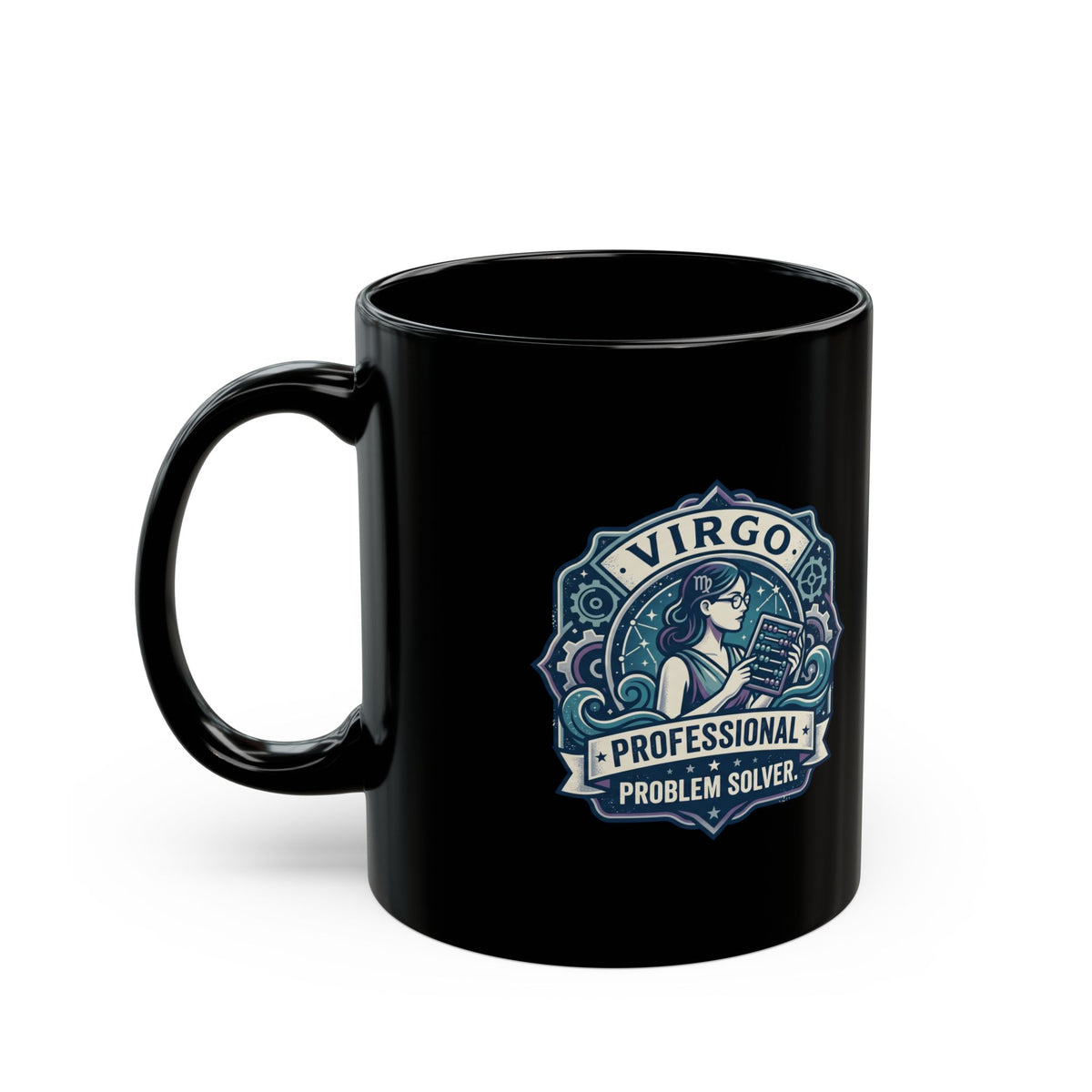 Virgo Zodiac Mug Virgo Mug — 'Professional Problem Solver' Zodiac Coffee Cup