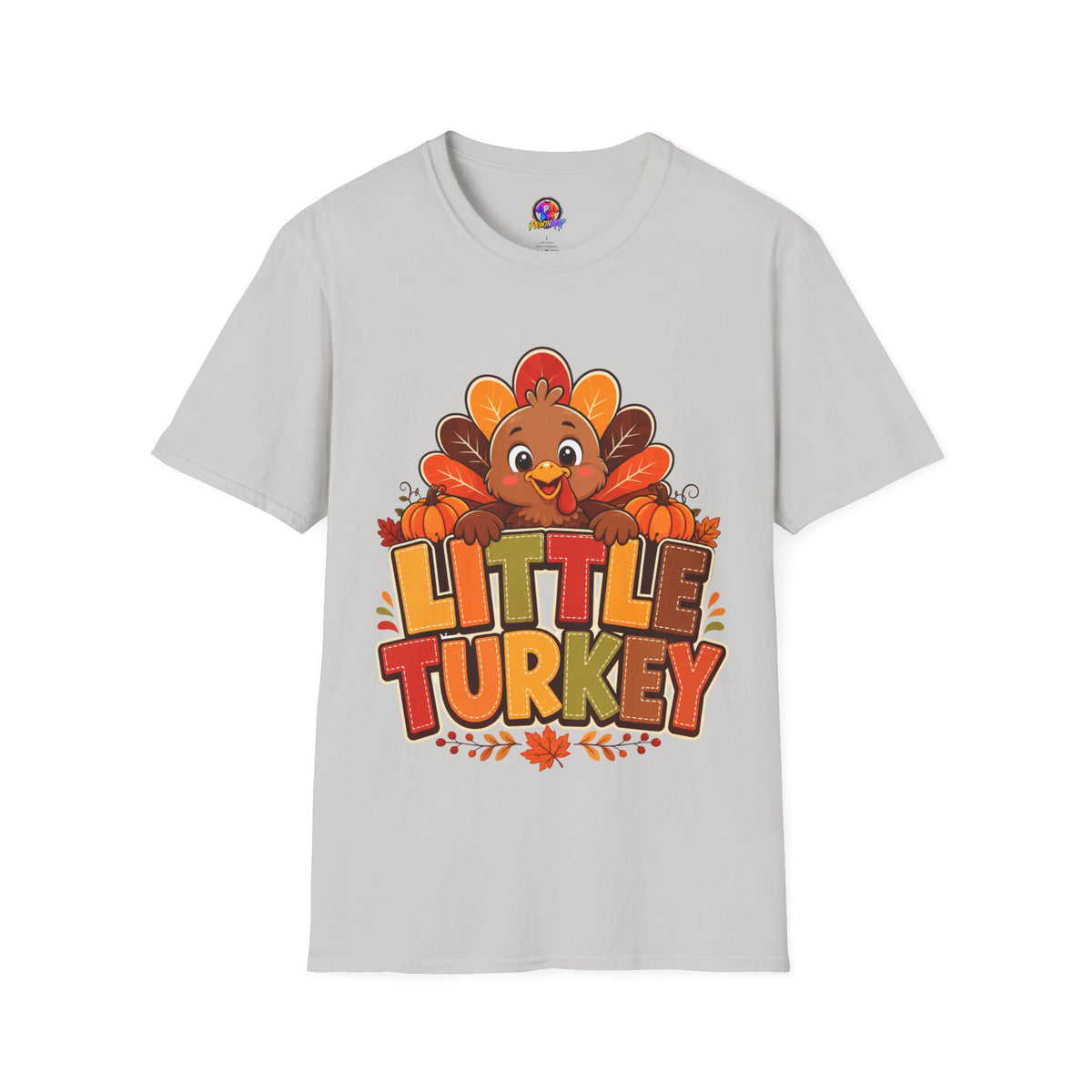 Thanksgiving T-Shirt Little Turkey T‑Shirt – Cute Thanksgiving Kids & Family Tee