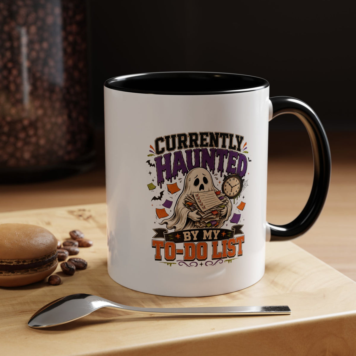 Halloween  Currently Haunted Accent Coffee Mug