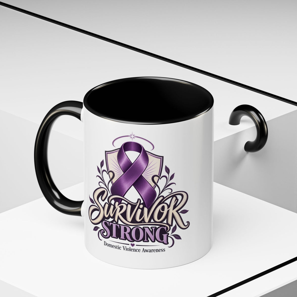 Domestic Violence Awareness Survivor Strong Coffee Mug