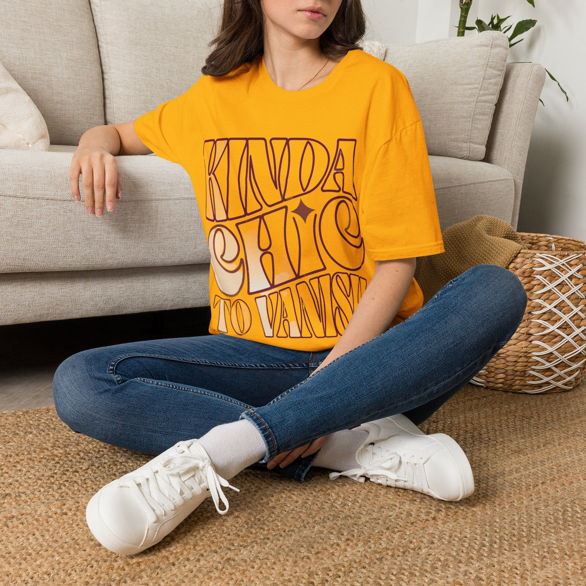 Kinda Chic Retro Graphic Tee — Vintage-Inspired Feminine Casual T-Shirt - Trending Now - August 2026