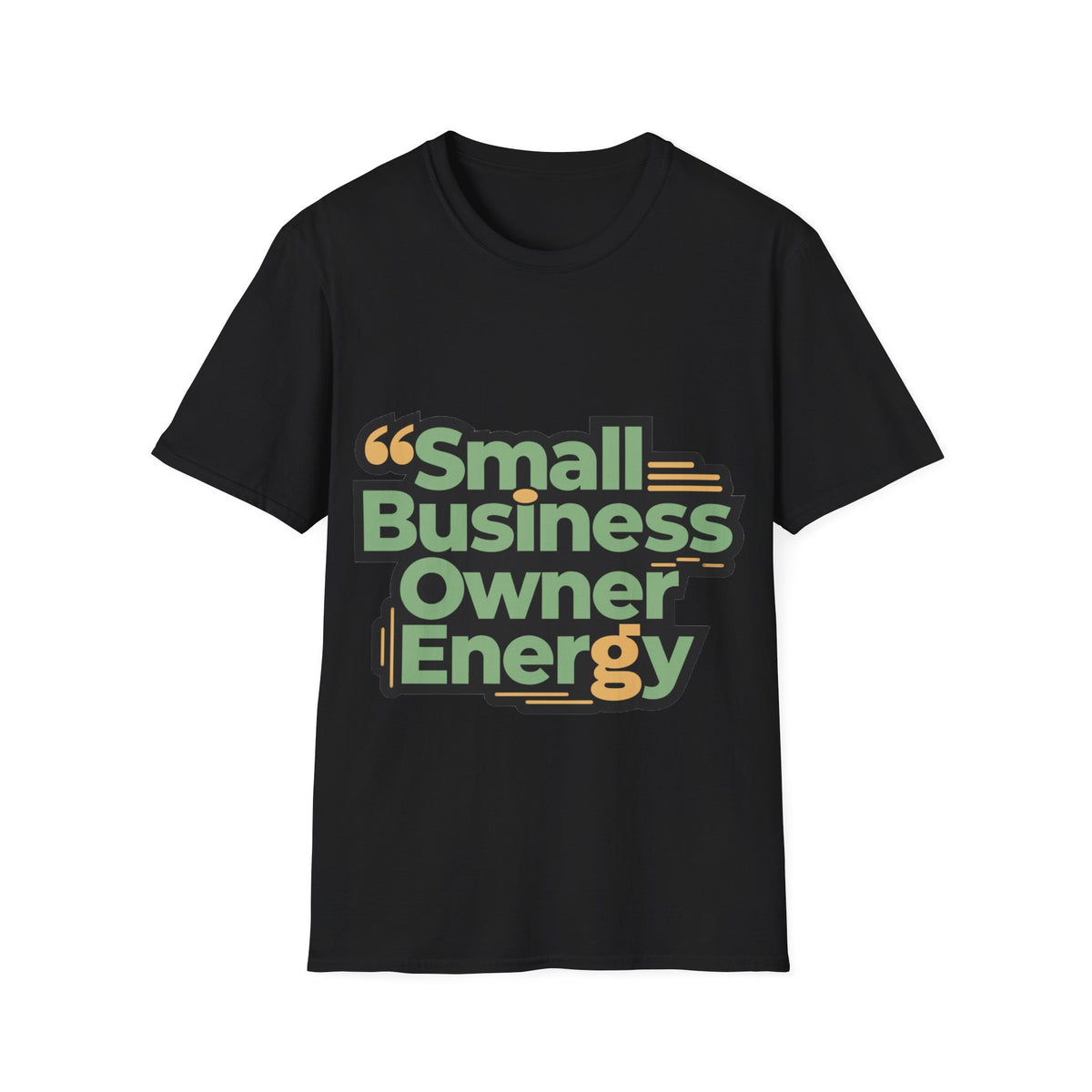 Small Business Owner Energy Retro Earth Tone Tee - Cute Quote Entrepreneur T-Shirt - Trending Now - September 2026
