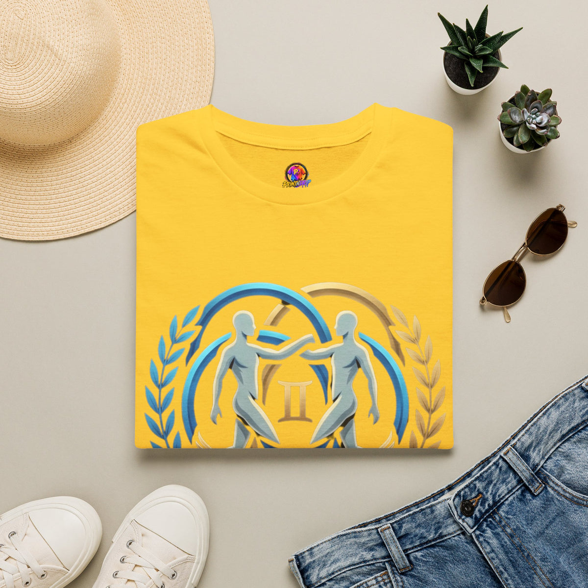 Gemini Zodiac T-Shirt — 'Gemini: Master of Adaptation' Astrological Graphic Tee