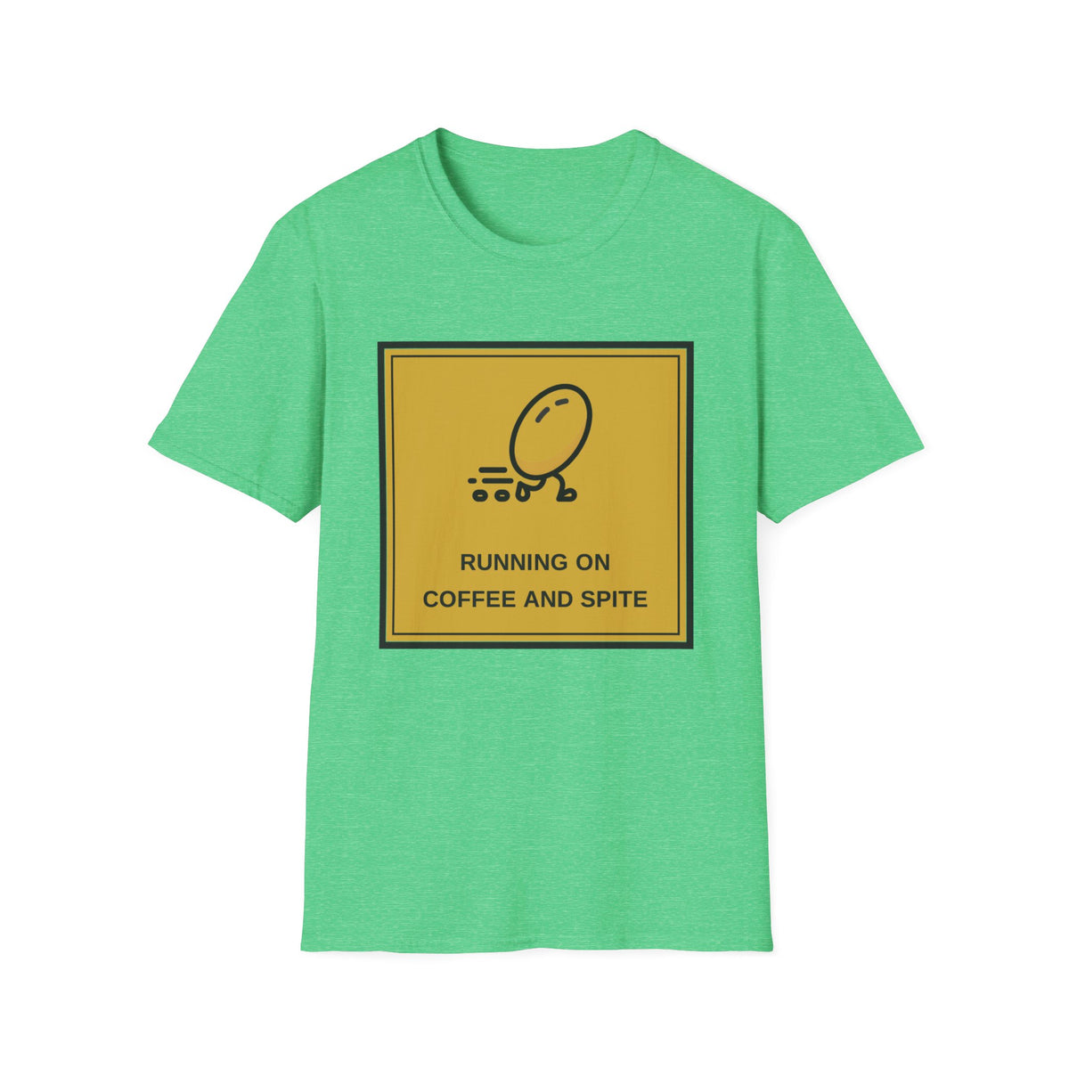T-Shirt — Running On Coffee And Spite Graphic Tee - Trending Now - August 2026