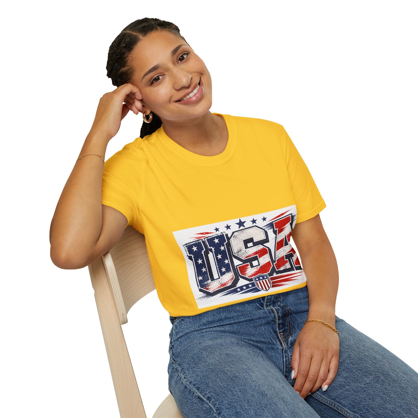 USA Flag Graphic T-Shirt — Patriotic American Pride Tee