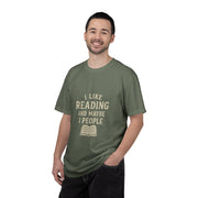 Reading Lover T-Shirt — "I Like Reading and Maybe 3 People" Book Lover Tee - Trending Now - October 2026