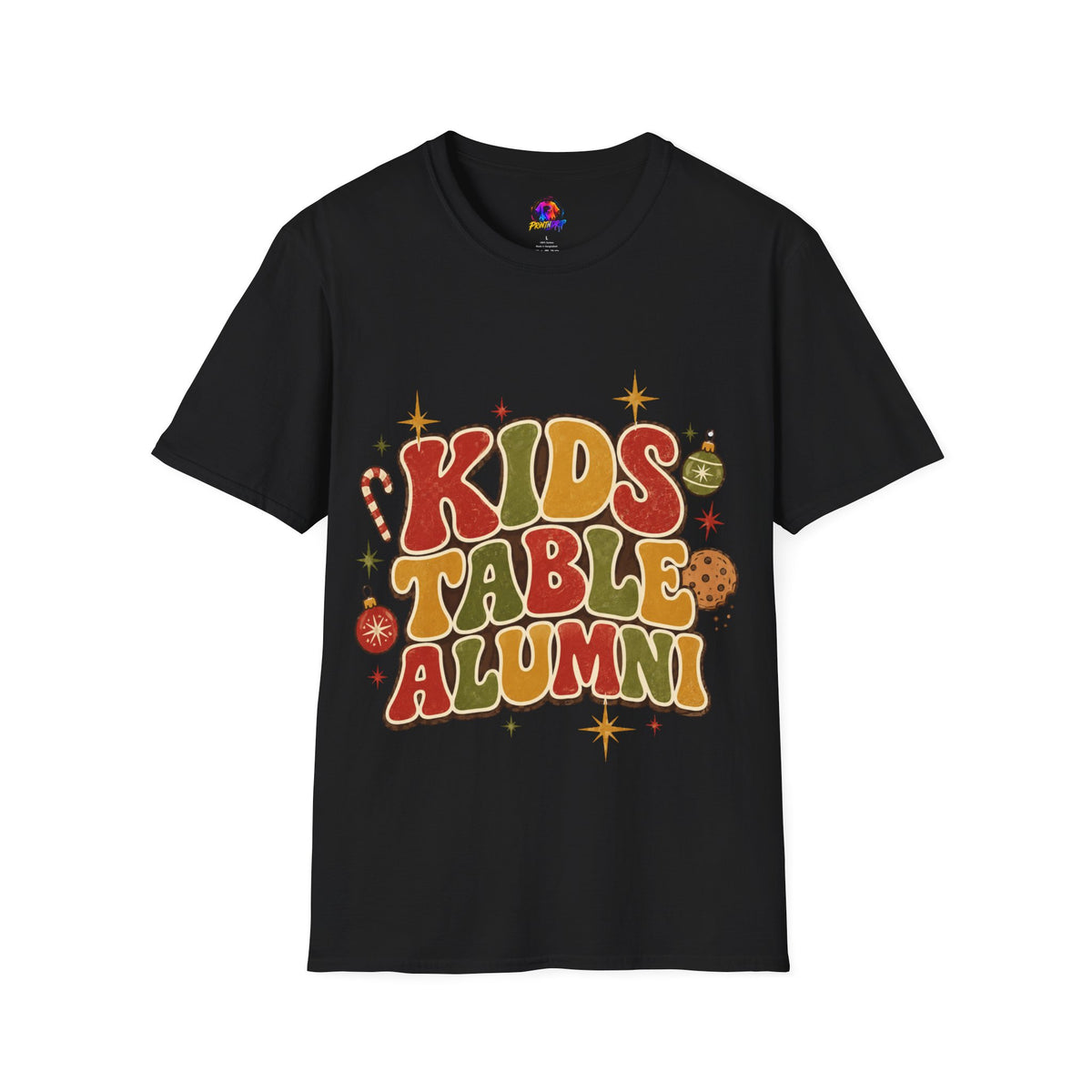 Kids Table Alumni T-Shirt — Retro Holiday Family Dinner Tee