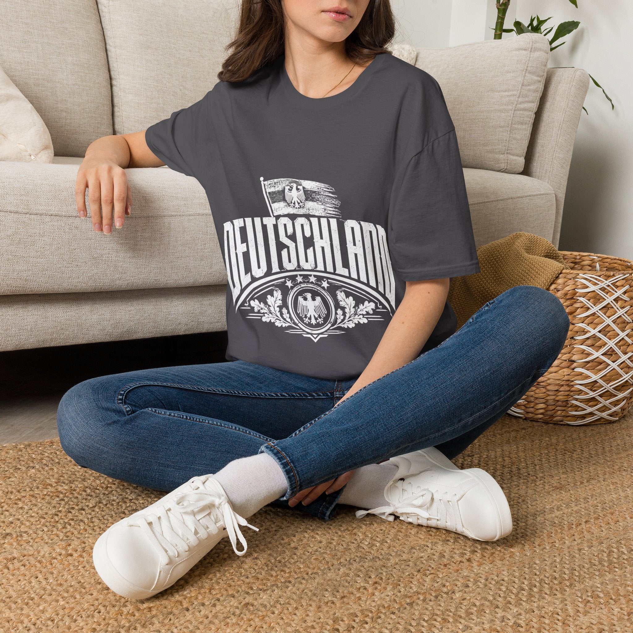 Germany Deutschland T-Shirt — Vintage German Crest Soccer Fan Tee
